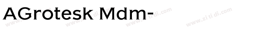 AGrotesk Mdm字体转换
